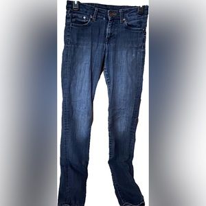 H&M low rise blue jeans